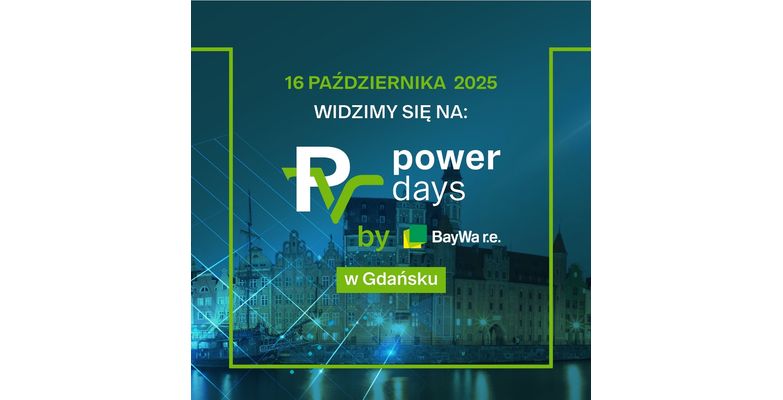PV Power Days 2025 – wydarzenie branży OZE w Gdańsku