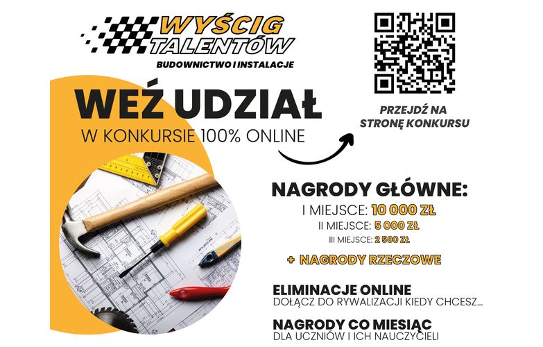 Rusza „Wyścig Talentów” 2026/2027 – konkurs dla przyszłych fachowców branży budowlanej i instalacyjnej